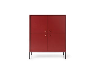 Комод AKL Furniture Mono MKSZ104, красный цена и информация | Комоды | 220.lv