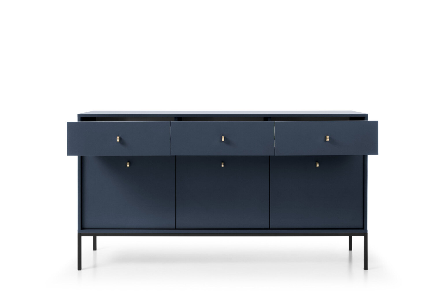 Kumode AKL Furniture Mono MKSZ154, zila cena un informācija | Kumodes | 220.lv