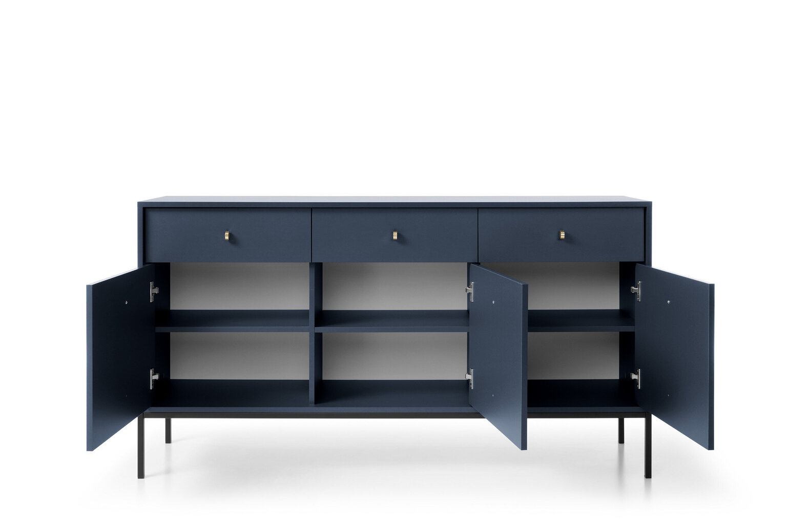 Kumode AKL Furniture Mono MKSZ154, zila cena un informācija | Kumodes | 220.lv