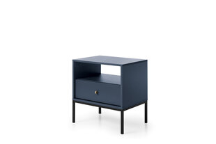 Naktsskapītis AKL Furniture Mono MS54, zils цена и информация | Прикроватные тумбочки | 220.lv