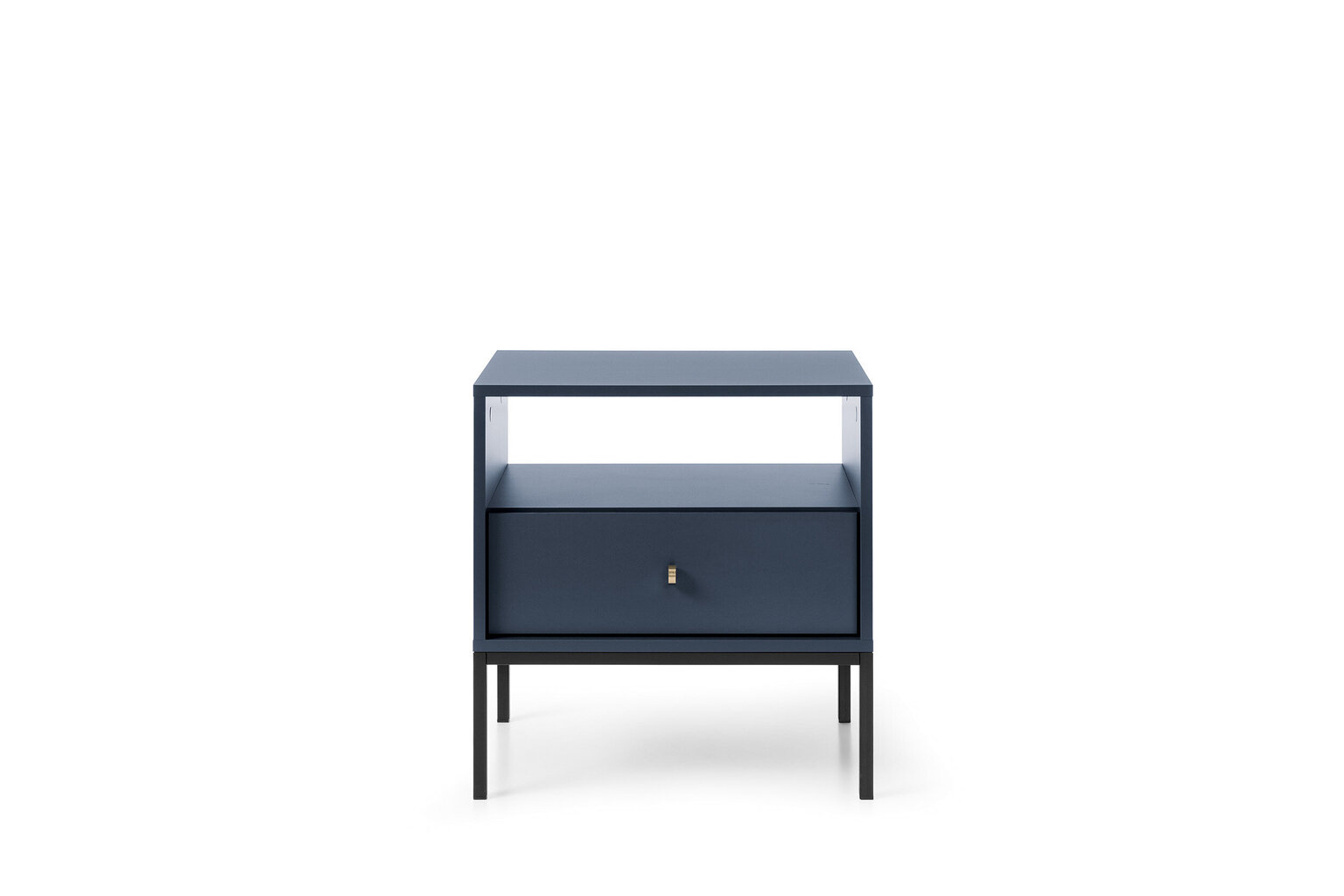 Naktsskapītis AKL Furniture Mono MS54, zils cena un informācija | Naktsskapīši | 220.lv