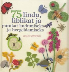 75 lindu, liblikat ja putukat kudumiseks cena un informācija | Mākslas grāmatas | 220.lv