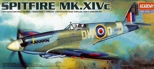 Līmējošais modelis Academy 12484 SPITFIRE MK.XIVC 1/72 cena un informācija | Līmējamie modeļi | 220.lv