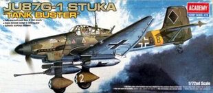 Līmējošais modelis Academy 12450 JU-87G STUKA TANK BUSTER 1/72 cena un informācija | Līmējamie modeļi | 220.lv