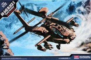 Līmējošais modelis Academy 12514 Helicopter AH-64D BLOCK II Early Version 1/72 цена и информация | Склеиваемые модели | 220.lv