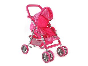 Игрушечная коляска для кукол, розовая цена и информация | Игрушки для девочек | 220.lv