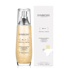 Balinošs un eksfoliējošs attīrošs gels Symbiosis London Enlightening & Exfoliating, 100 ml cena un informācija | Sejas ādas kopšana | 220.lv