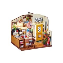 Koka saliekamā miniatūra Robotime 3D Mājīga virtuve, 14 gadi + cena un informācija | Konstruktori | 220.lv