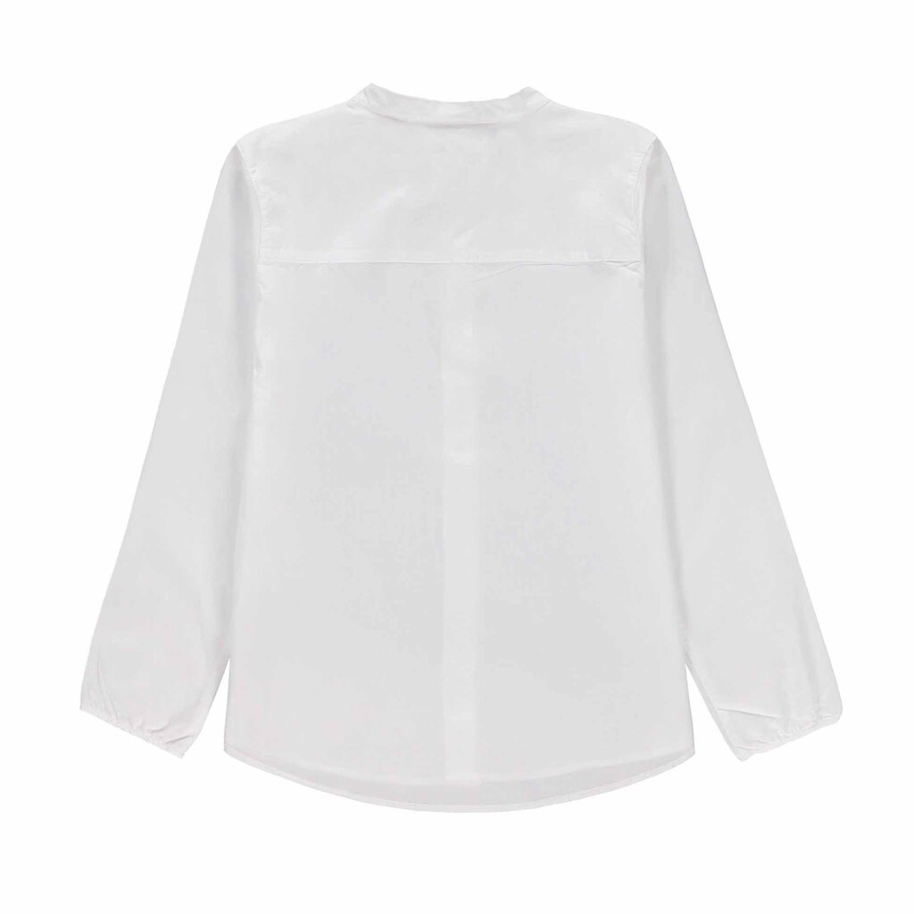 Meiteņu vienkāršs krekls ar garām piedurknēm, balts, Marc O'Polo cena un informācija | Krekli, bodiji, blūzes meitenēm | 220.lv