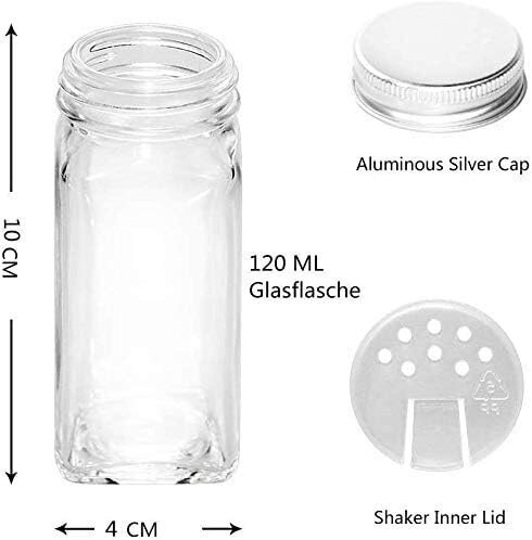 Garšvielu trauki, 12x100 ml. cena un informācija | Garšvielu trauki, dzirnaviņas | 220.lv