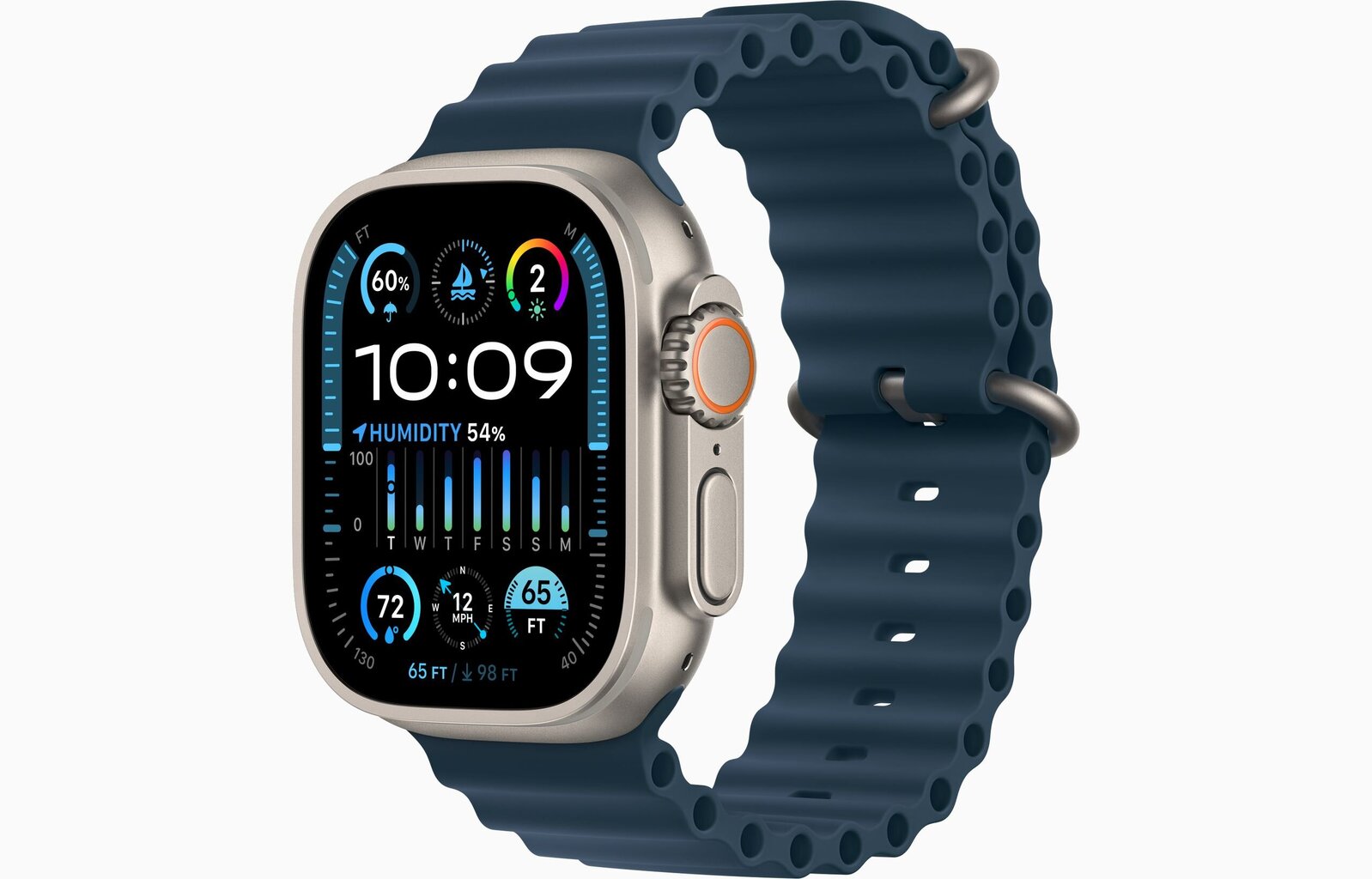 Apple Watch Ultra 2 Blue Ocean Band cena un informācija | Viedpulksteņi (smartwatch) | 220.lv