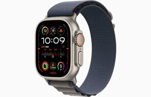 Apple Watch Ultra 2 GPS + Cellular, 49mm Titanium Case with Blue Alpine Loop - Small MREK3EL/A cena un informācija | Viedpulksteņi (smartwatch) | 220.lv