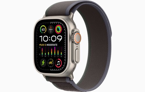 Apple Watch Ultra 2 GPS + Cellular, 49mm Titanium Case with Blue/Black Trail Loop - S/M MRF53EL/A цена и информация | Смарт-часы (smartwatch) | 220.lv