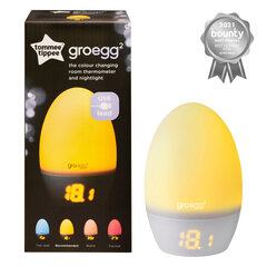 Krāsu mainošs termometrs - nakts lampiņa Tommee Tippee Groegg 2 цена и информация | Товары для здоровья ребенка | 220.lv