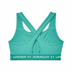 Sporta Krūšturis Under Armour Crossback Mid Aquamarine cena un informācija | Sporta apģērbs sievietēm | 220.lv