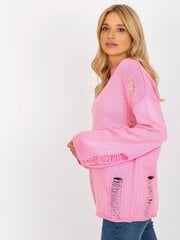 Sieviešu rozā liela izmēra džemperis cena un informācija | Sieviešu džemperi | 220.lv