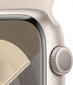 Apple Watch Series 9 GPS 41mm Starlight Aluminium Case with Starlight Sport Band - S/M - MR8T3ET/A цена и информация | Viedpulksteņi (smartwatch) | 220.lv