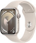 Apple Watch Series 9 GPS 41mm Starlight Aluminium Case with Starlight Sport Band - S/M - MR8T3ET/A cena un informācija | Viedpulksteņi (smartwatch) | 220.lv