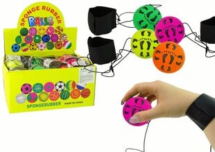 Мяч полиуретановый на резинке, 6 см цена и информация | Развивающие игрушки | 220.lv