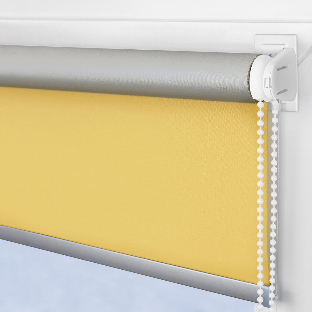 Rullo žalūzijas Bojanek termo, dzeltena, 115x150cm cena un informācija | Rullo žalūzijas | 220.lv