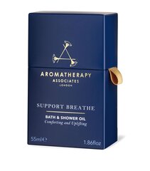 Vannas eļļa Aromatherapy Associates Support Breathe, 55 ml цена и информация | Масла, гели для душа | 220.lv