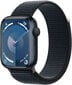 Apple Watch Series 9 GPS 45mm Midnight Aluminium Case with Midnight Sport Loop - MR9C3ET/A cena un informācija | Viedpulksteņi (smartwatch) | 220.lv