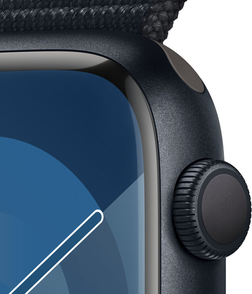 Apple Watch Series 9 GPS 45mm Midnight Aluminium Case with Midnight Sport Loop - MR9C3ET/A cena un informācija | Viedpulksteņi (smartwatch) | 220.lv