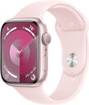 Apple Watch Series 9 GPS 45mm Pink Aluminium Case with Light Pink Sport Band - M/L - MR9H3ET/A
