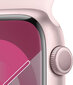 Apple Watch Series 9 GPS 45mm Pink Aluminium Case with Light Pink Sport Band - M/L MR9H3ET/A цена и информация | Viedpulksteņi (smartwatch) | 220.lv