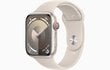 Apple Watch Series 9 GPS + Cellular 41mm Starlight Aluminium Case with Starlight Sport Band - S/M - MRHN3ET/A цена и информация | Viedpulksteņi (smartwatch) | 220.lv