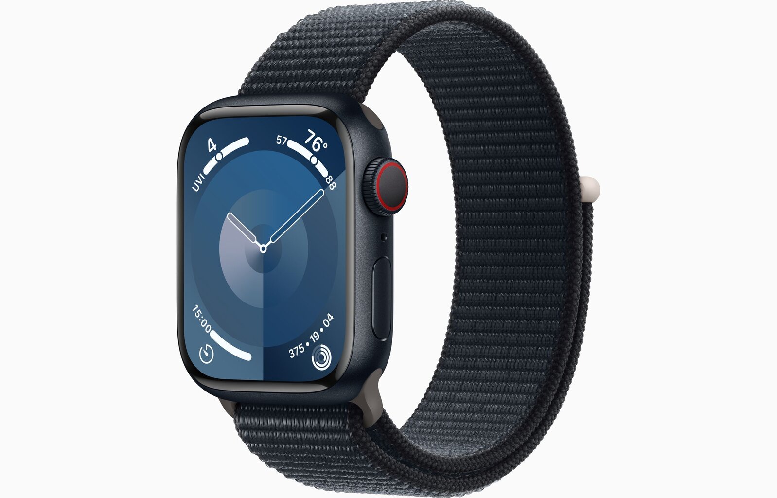 Apple Watch Series 9 GPS + Cellular 41mm Midnight Aluminium Case with Midnight Sport Loop MRHU3ET/A цена и информация | Viedpulksteņi (smartwatch) | 220.lv