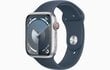 Apple Watch Series 9 GPS + Cellular 45mm Silver Aluminium Case with Storm Blue Sport Band - M/L MRMH3ET/A cena un informācija | Viedpulksteņi (smartwatch) | 220.lv