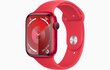 Apple Watch Series 9 GPS 41mm (PRODUCT)RED Aluminium Case with (PRODUCT)RED Sport Band - M/L - MRXH3ET/A cena un informācija | Viedpulksteņi (smartwatch) | 220.lv