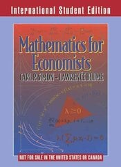 Mathematics for Economists International Student Edition cena un informācija | Ekonomikas grāmatas | 220.lv