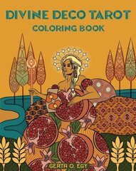 Divine Tarot Deco Coloring Book cena un informācija | Grāmatas mazuļiem | 220.lv