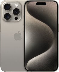 Apple iPhone 15 Pro 256GB Natural Titanium MTV53PX/A cena un informācija | Mobilie telefoni | 220.lv