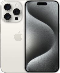Apple iPhone 15 Pro 512GB White Titanium MTV83PX/A цена и информация | Мобильные телефоны | 220.lv
