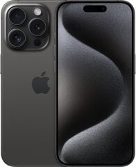 Apple iPhone 15 Pro 1TB Black Titanium MTVC3PX/A цена и информация | Мобильные телефоны | 220.lv