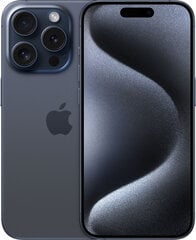 Apple iPhone 15 Pro 1TB Blue Titanium MTVG3PX/A цена и информация | Мобильные телефоны | 220.lv