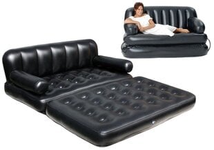 Надувной диван Bestway 75054, черный, 188x152x64 см цена и информация | Надувные матрасы и мебель | 220.lv