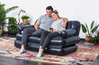 Piepūšamais dīvāns Bestway 75054, 188x152x64 cm, melns cena un informācija | Piepūšamie matrači un mēbeles | 220.lv