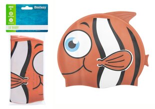 Шапочка для плавания Оранжевая рыбка, Bestway 26025 цена и информация | Шапочки для плавания | 220.lv