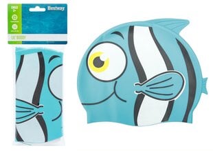 Шапочка для купания Голубая рыбка, Bestway 26025 цена и информация | Шапочки для плавания | 220.lv