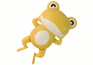 Привинчивающаяся плавающая лягушка 12 см, желтая цена и информация | Игрушки для малышей | 220.lv