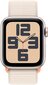 Apple Watch SE GPS 40mm Starlight Aluminium Case with Starlight Sport Loop - MR9W3ET/A cena un informācija | Viedpulksteņi (smartwatch) | 220.lv