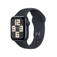 Apple Watch SE GPS 40mm Midnight Aluminium Case with Midnight Sport Band - S/M - MR9X3ET/A cena un informācija | Viedpulksteņi (smartwatch) | 220.lv