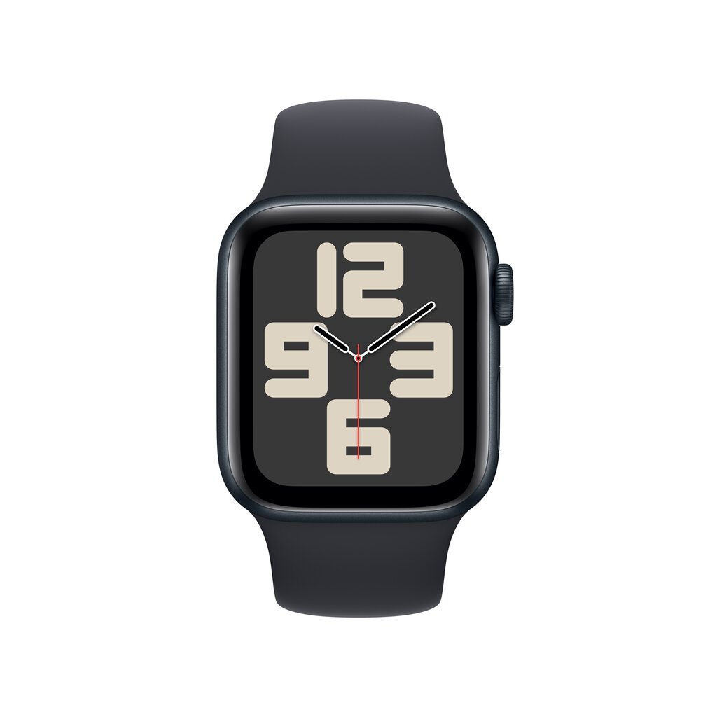 Apple Watch SE GPS 40mm Midnight Aluminium Case with Midnight Sport Band - S/M - MR9X3ET/A цена и информация | Viedpulksteņi (smartwatch) | 220.lv