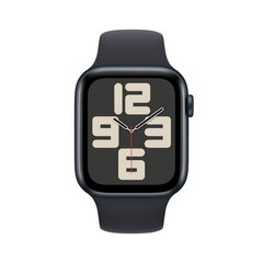 Apple Watch SE GPS 44mm Midnight Aluminium Case with Midnight Sport Band - S/M - MRE73ET/A cena un informācija | Viedpulksteņi (smartwatch) | 220.lv