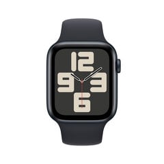 Apple Watch SE 2023 GPS 44mm Sport Band M/L, midnight (MRE93ET/A) цена и информация | Смарт-часы (smartwatch) | 220.lv