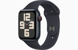 Apple Watch SE GPS + Cellular 40mm Midnight Aluminium Case with Midnight Sport Band - S/M MRG73ET/A цена и информация | Смарт-часы (smartwatch) | 220.lv